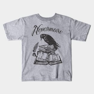 Nevermore Raven Kids T-Shirt